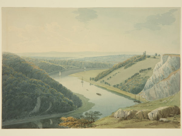 A valley with River Avon